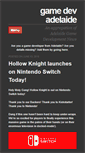 Mobile Screenshot of gamedevadelaide.com